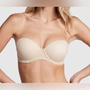 PINK Strapless Push-Up Bra